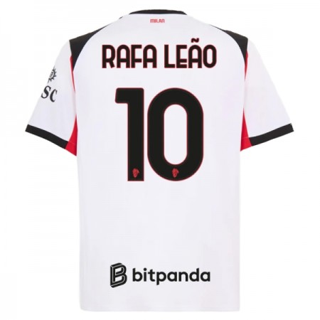 AC Milán Rafael Leao 10 Venkovní 2025-26 - Fotbalové Dresy (S/S) AC Milán Rafael Leao 10 Venkovní 2025-26 - Fotbalové Dresy (S/S)